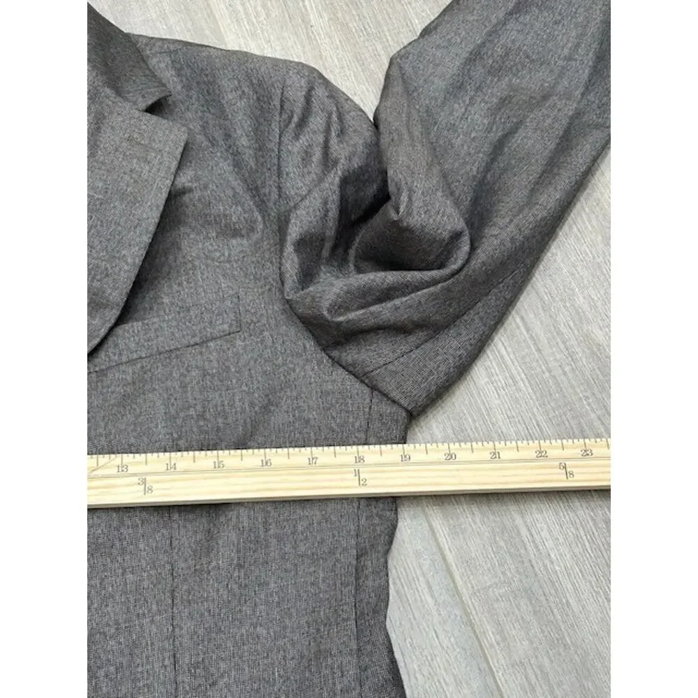 Banana Republic Mens Suit Jacket‎ Blazer 100% Single Breasted Brown Size 38R